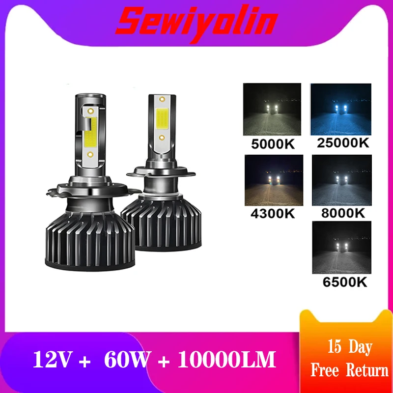 Mini Size Car Headlight H4 H7 LED Bulb Auto Fog Light 12V 3000K 4300K 5000K 6500K 8000K 25000K H1 H8 H9 H11 9005 9006
Mini Size Car Headlight H4 H7 LED Bulb Auto Fog Light 12V 3000K 4300K 5000K 6500K 8000K 25000K H1 H8 H9 H11 9005 9006