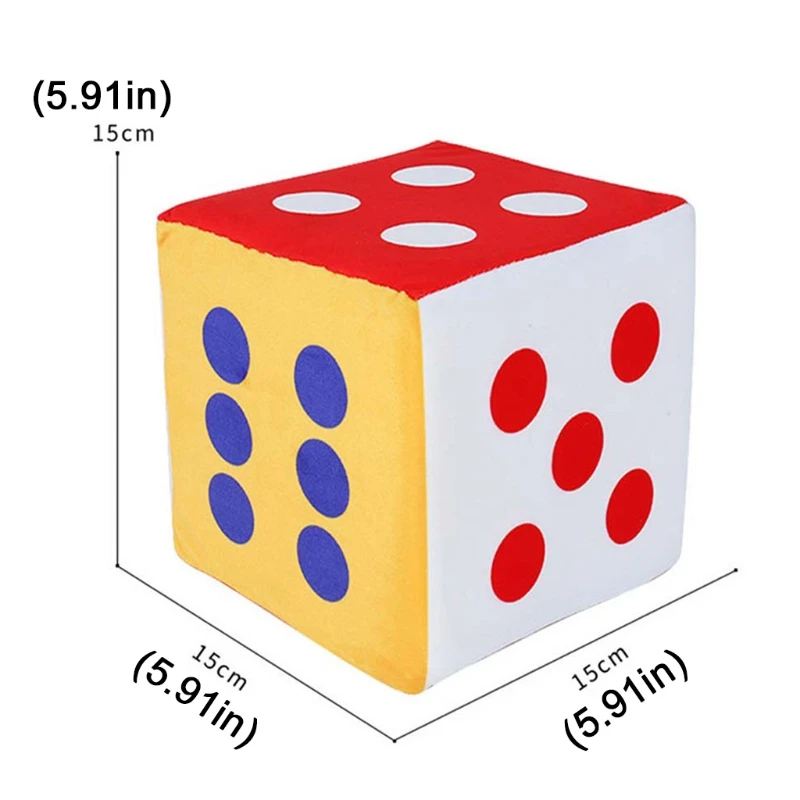 Parent-child Interactive Game Plush Sponge Dots Numbers Pattern Dice with Bell
Parent-child Interactive Game Plush Sponge Dots Numbers Pattern Dice with Bell