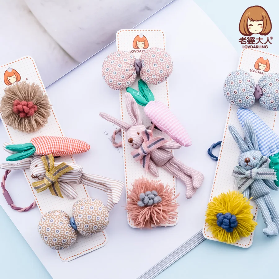 Handmade Fabric Bow Cute Bunny Radish Theme Hair Band Combination Set Hair Accessories
Handmade Fabric Bow Cute Bunny Radish Theme Hair Band Combination Set Hair Accessories