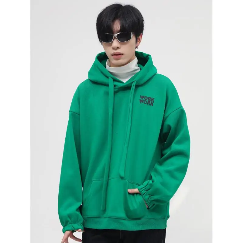 Poetry | New Winter Products Korean Version Loose Lazy Wind Plus Fleece Hoodie Green Couple Pullover Men's Hip Hop Classic
Poetry | New Winter Products Korean Version Loose Lazy Wind Plus Fleece Hoodie Green Couple Pullover Men's Hip Hop Classic