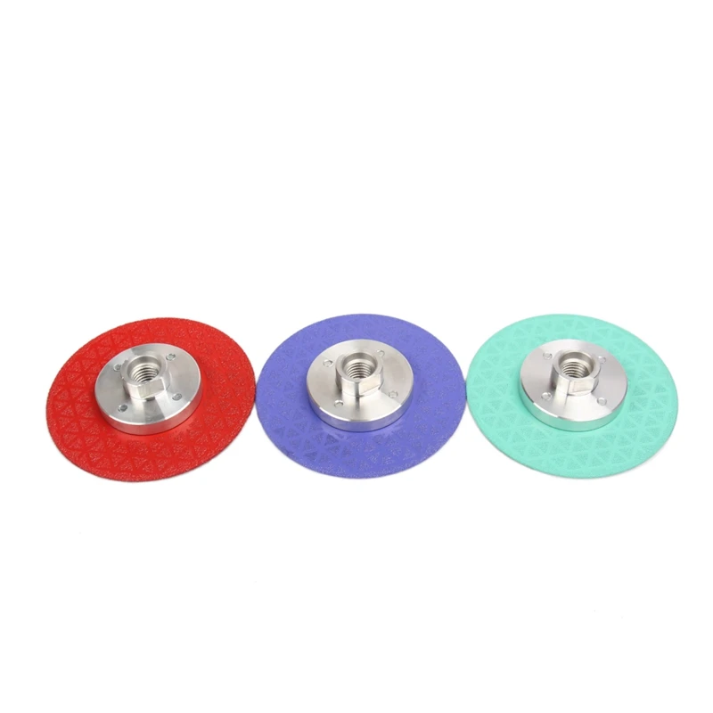 Angle Grinder Cutter Wheel Double Sided Saw Blade M14 Vacuum Brazed Diamond Grinding Disc for Quartz Marble Tile
Angle Grinder Cutter Wheel Double Sided Saw Blade M14 Vacuum Brazed Diamond Grinding Disc for Quartz Marble Tile