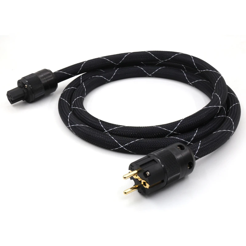 8N Copper Power Cable Gold plated EUR power plug cable hifi power cord cable for DVD CD AMP
8N Copper Power Cable Gold plated EUR power plug cable hifi power cord cable for DVD CD AMP