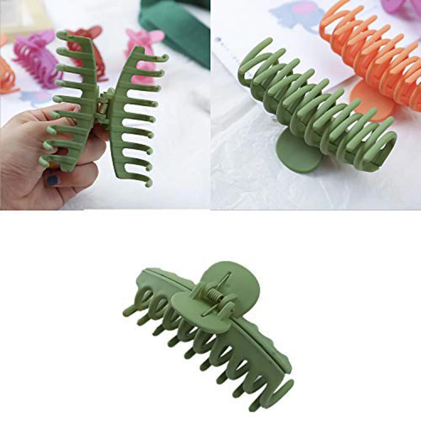 4pcs Elegant Big Hair Claw Clips 4 Inch Nonslip Large Claw Clip For Women Hair Clips Headwear For Women Girl Hair Accessories#p4
4pcs Elegant Big Hair Claw Clips 4 Inch Nonslip Large Claw Clip For Women Hair Clips Headwear For Women Girl Hair Accessories#p4