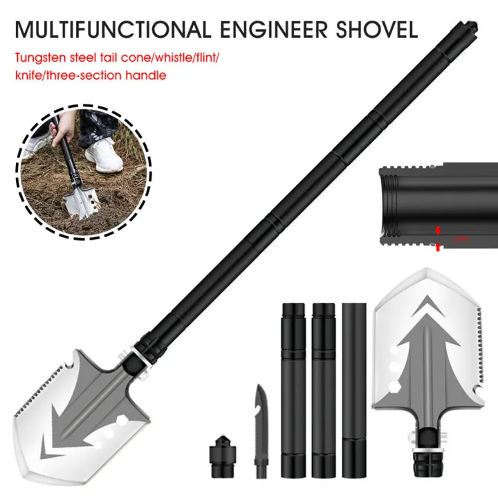 Outdoor Camping Military Shovel Multi-functional Folding Survival Shovel Set Shovel For Outdoor Camping Hiking Emergency Tools
Outdoor Camping Military Shovel Multi-functional Folding Survival Shovel Set Shovel For Outdoor Camping Hiking Emergency Tools