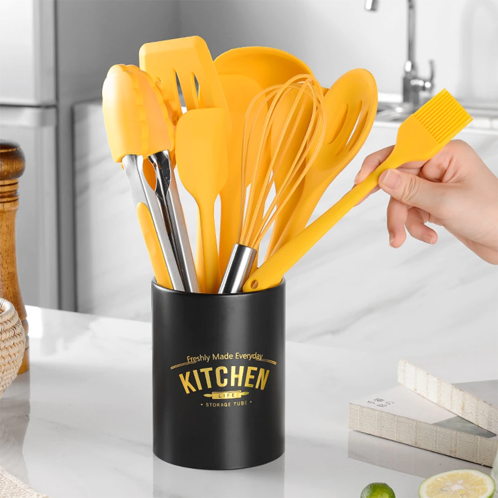 All-in-one silicone kitchenware 10-piece non-stick cookware silicone kitchenware set 10-piece cooking tools
All-in-one silicone kitchenware 10-piece non-stick cookware silicone kitchenware set 10-piece cooking tools