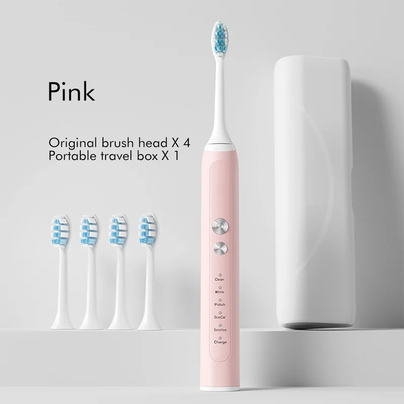 Smart Charging Ultrasonic Electric Toothbrush High Frequency Cleaning Electric Toothbrush 5 Files Waterproof Adult
Smart Charging Ultrasonic Electric Toothbrush High Frequency Cleaning Electric Toothbrush 5 Files Waterproof Adult