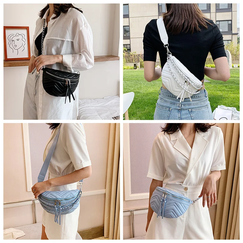 Women's Pack High Quality Waist Bag fashion Chain Shoulder Crossbody Chest Bag Female Belt Bag Designer Crossbody Bags Handbag
Women's Pack High Quality Waist Bag fashion Chain Shoulder Crossbody Chest Bag Female Belt Bag Designer Crossbody Bags Handbag