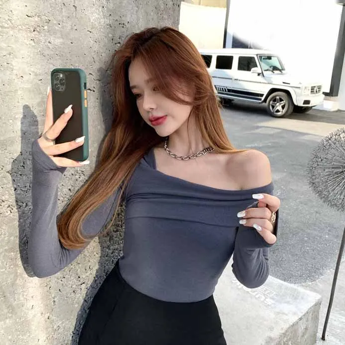Vy8433 2020 spring summer autumn new women fashion casual woman t-shirt lady beautiful nice Tops female off shoulder top
Vy8433 2020 spring summer autumn new women fashion casual woman t-shirt lady beautiful nice Tops female off shoulder top