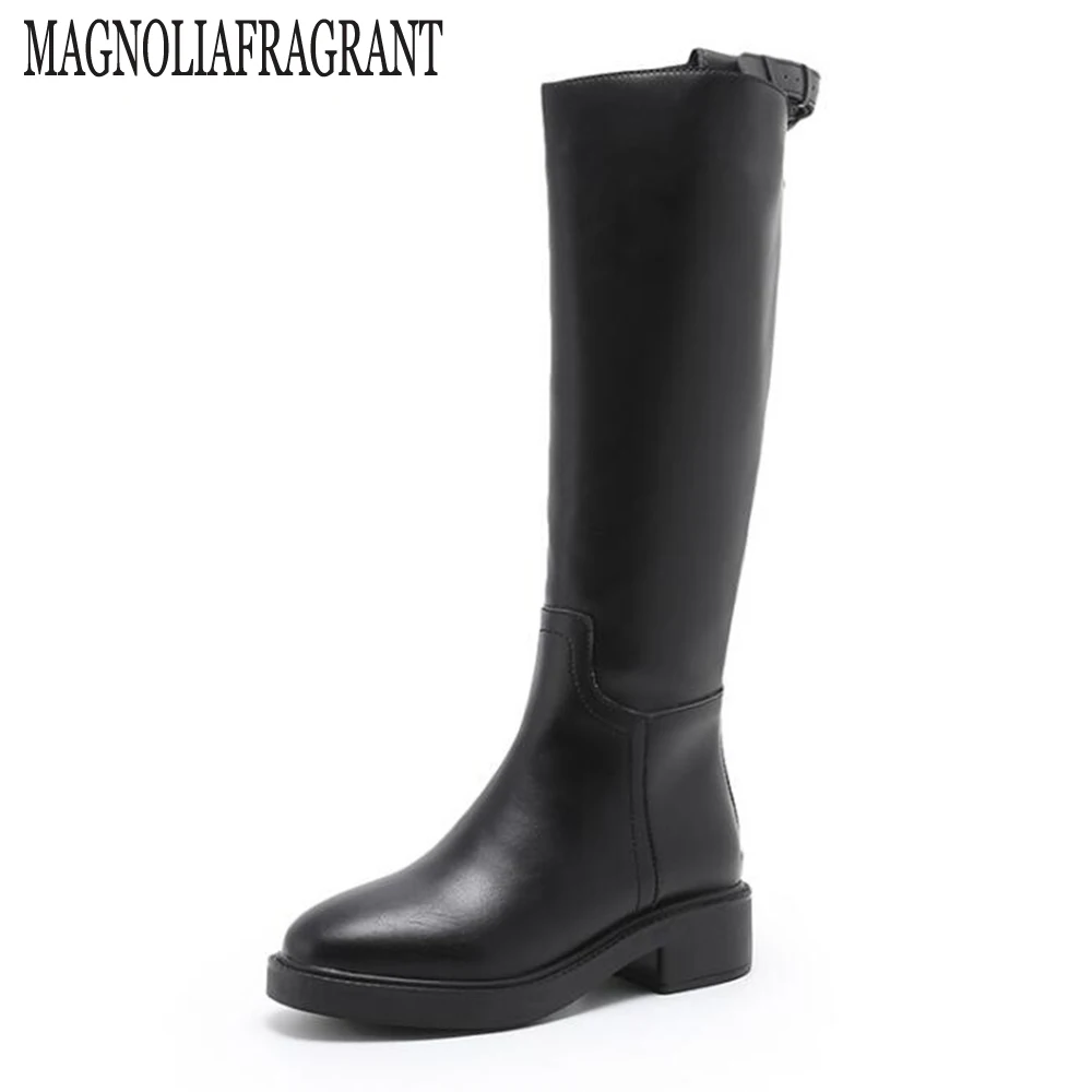 Winter New shoes Women Knight Boots Fashion Round Head Knee-High Army boots British Style Large size Women's Boots ay40
Winter New shoes Women Knight Boots Fashion Round Head Knee-High Army boots British Style Large size Women's Boots ay40
