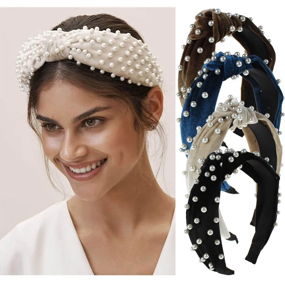 Hair Accessories Women Flannel Pearl Headbands Winter Knitted Turbans Female Elastic Bandanas Hair Bows Girls Hair Accessories
Hair Accessories Women Flannel Pearl Headbands Winter Knitted Turbans Female Elastic Bandanas Hair Bows Girls Hair Accessories