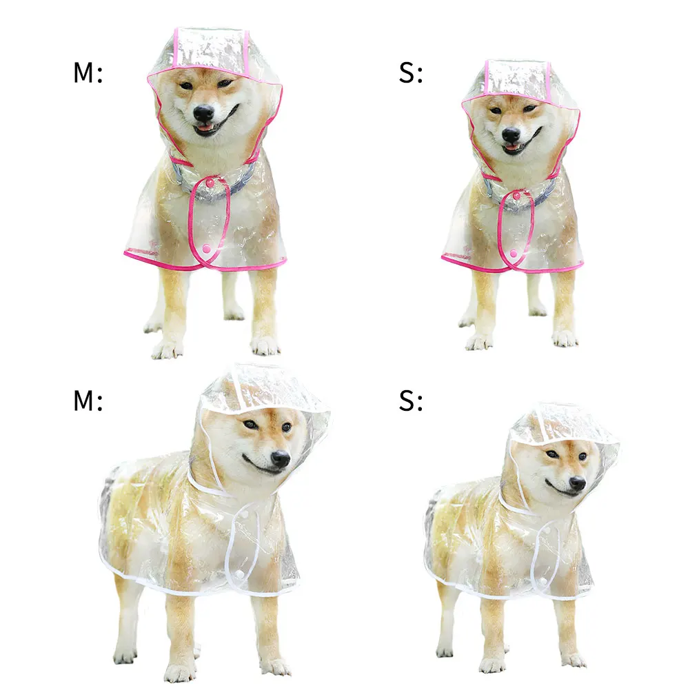 PVC Waterproof Pet Raincoat Portable Pet Transparent Raining Coat Breathable Lightweight Rain Poncho Rain Out Clothes For Dogs
PVC Waterproof Pet Raincoat Portable Pet Transparent Raining Coat Breathable Lightweight Rain Poncho Rain Out Clothes For Dogs