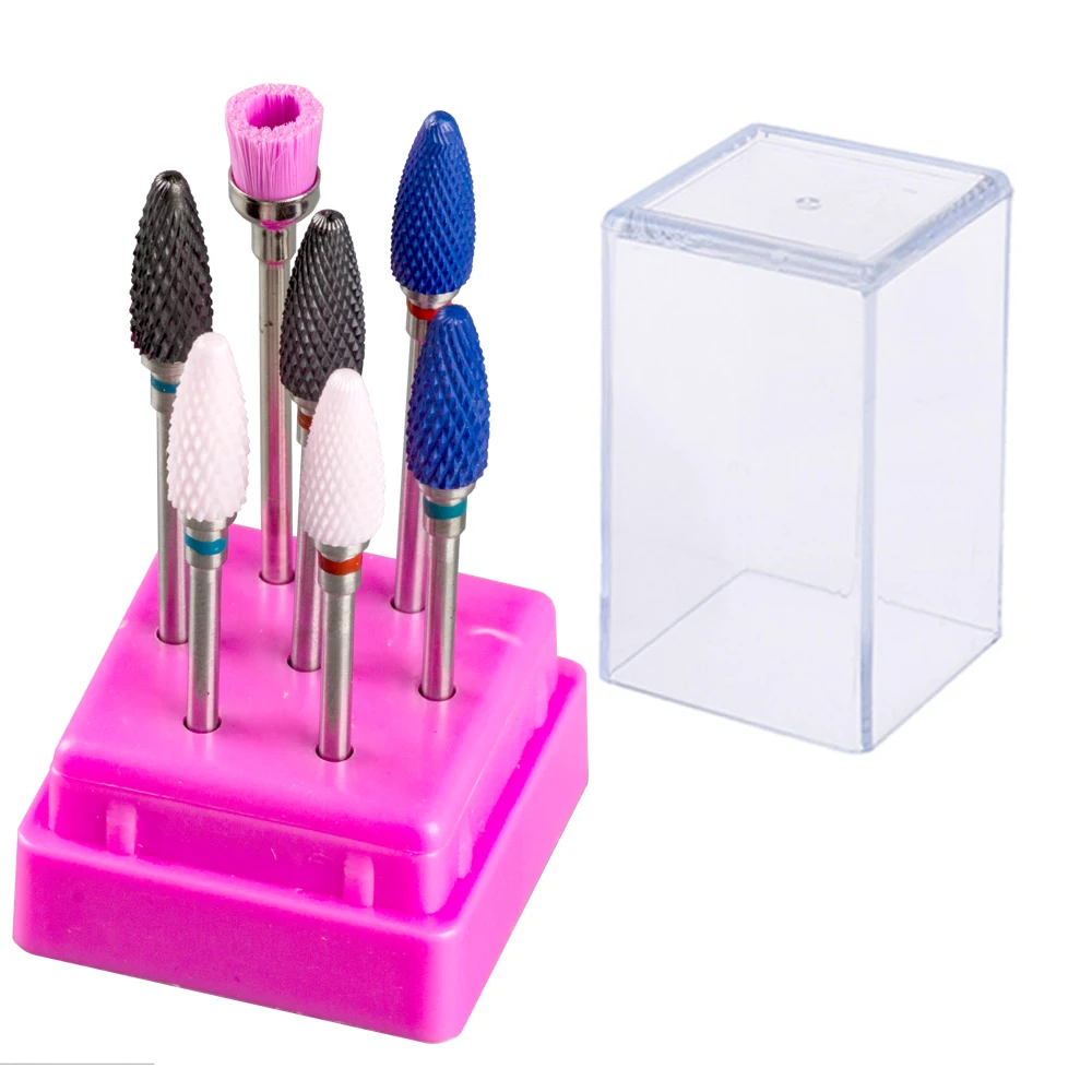 Milling Cutter for Manicure Set Ceramic Nail Drill Bits for Electric Drill Manicure Machine Pedicure Mill Cutters 
Milling Cutter for Manicure Set Ceramic Nail Drill Bits for Electric Drill Manicure Machine Pedicure Mill Cutters