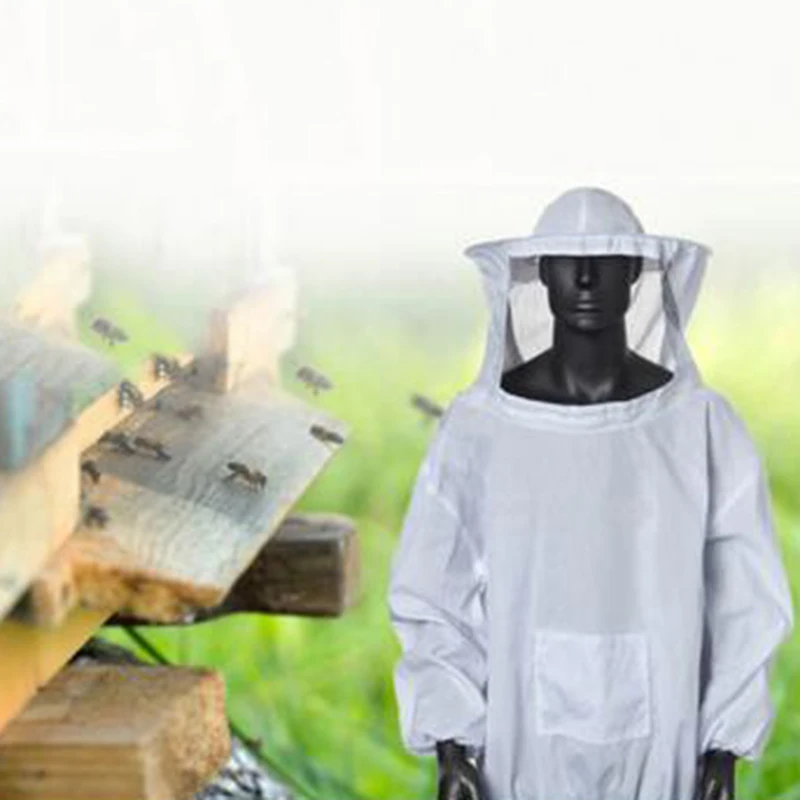 New Beekeeping White Hood Protective Costume Anti Bee Jacket Coat Accessories Anti Bee beekeeper Suit- Beekeeping Clothing
New Beekeeping White Hood Protective Costume Anti Bee Jacket Coat Accessories Anti Bee beekeeper Suit- Beekeeping Clothing