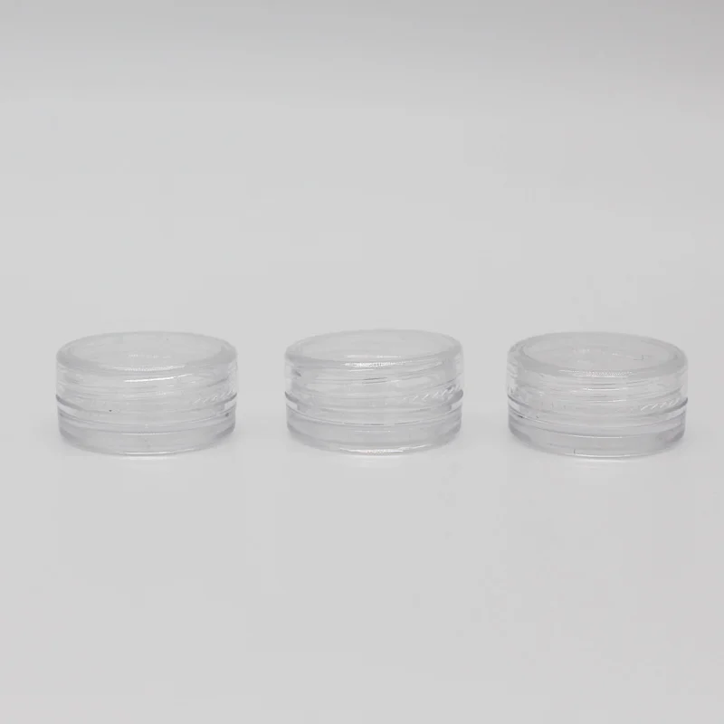100 x 3g Empty clear plastic jar , plastic Mini transparent pot for nail art ,small round cream sample cream cosmetic container
100 x 3g Empty clear plastic jar , plastic Mini transparent pot for nail art ,small round cream sample cream cosmetic container