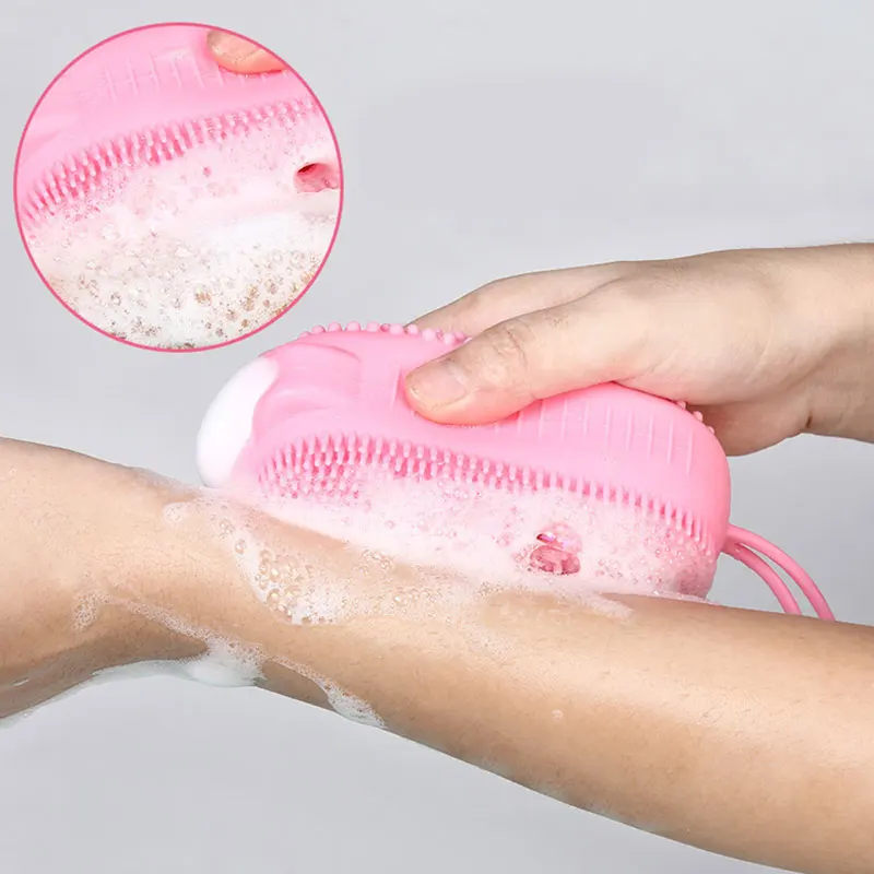 High Quality Shower Brush Fast Foaming Silicone Scrubbing Artifact Full Body Massage Spa Brush Bathroom Accessory Backrubbing
High Quality Shower Brush Fast Foaming Silicone Scrubbing Artifact Full Body Massage Spa Brush Bathroom Accessory Backrubbing