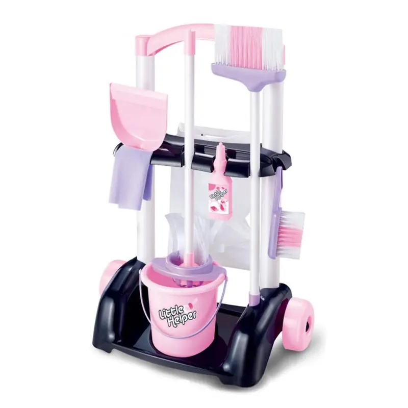 House Cleaning Trolley Set Kids Pretend Play Toy Little Helper Cleaning Cart Play Set Child Cleaning Supplies Toy D7WF
House Cleaning Trolley Set Kids Pretend Play Toy Little Helper Cleaning Cart Play Set Child Cleaning Supplies Toy D7WF