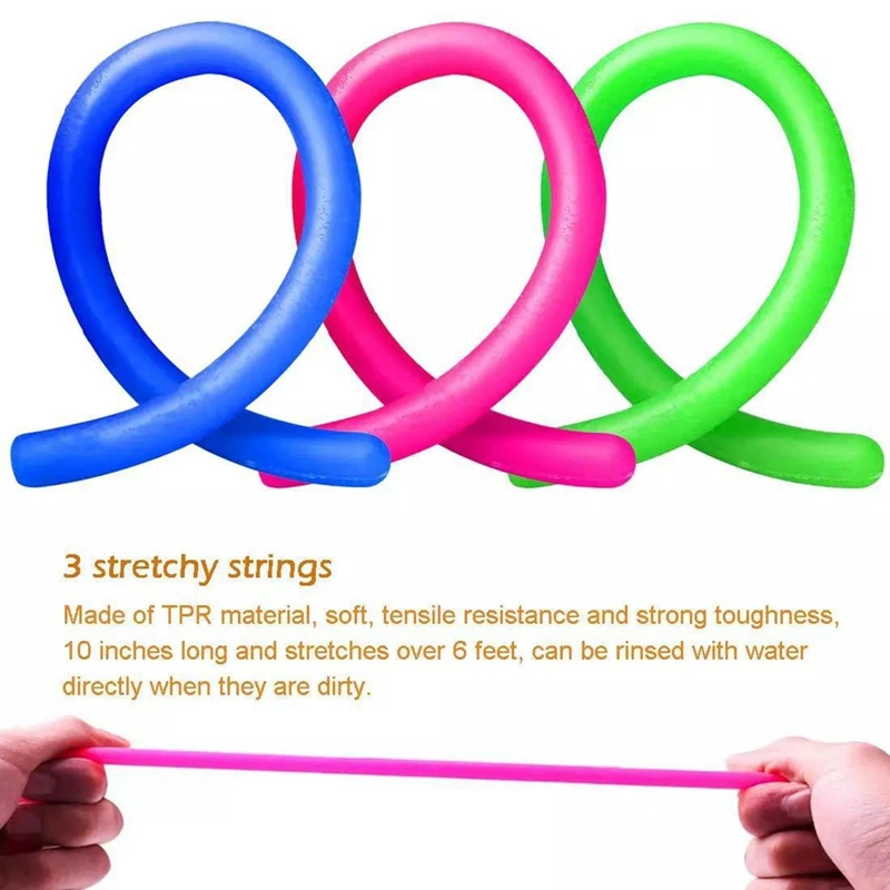 Children Adult Vent Decompression Toy Set Noodle Elastic Rope Compression Toy Irritability Autism Vent Toy Set
Children Adult Vent Decompression Toy Set Noodle Elastic Rope Compression Toy Irritability Autism Vent Toy Set