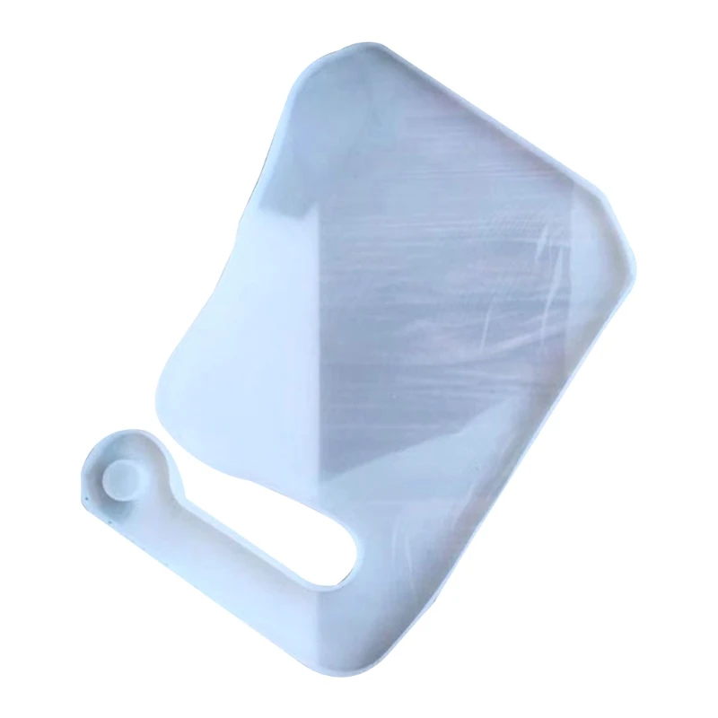 Crystal Epoxy Resin Mold Handle Tray Fruit Plate Silicone Mould DIY Crafts Tool