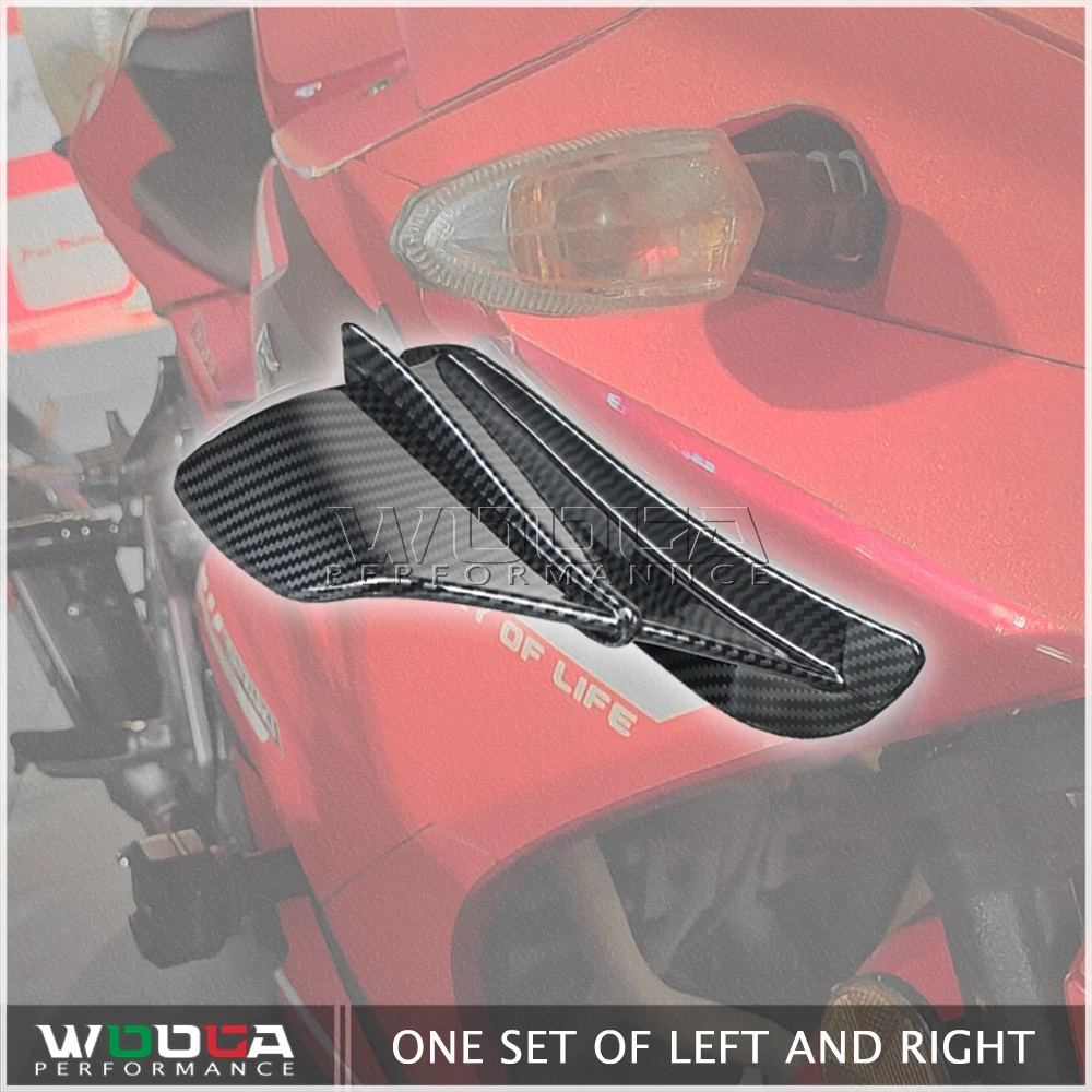 Injection Winglet Aerodynamic Wing Kit Vehicles Spoiler For Ducati Yamaha Suzuki Honda Kawasaki V4 H2 CBR650R Ninja Universal
Injection Winglet Aerodynamic Wing Kit Vehicles Spoiler For Ducati Yamaha Suzuki Honda Kawasaki V4 H2 CBR650R Ninja Universal