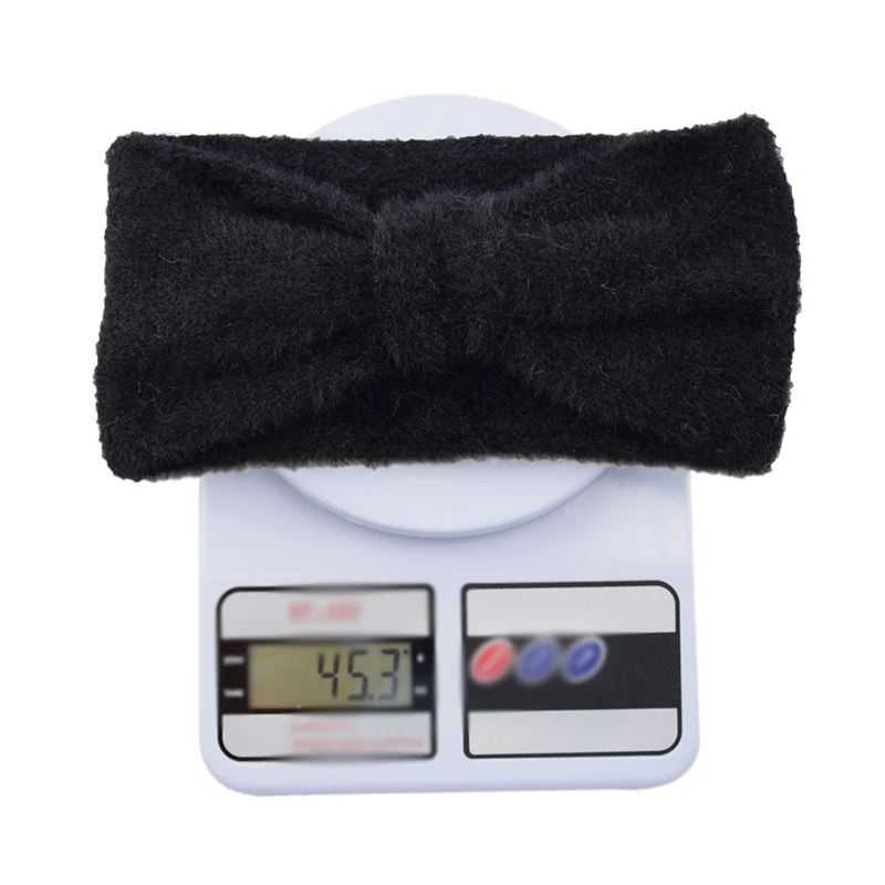 Handmade Knotted Bow Headband Hairband Fluffy Imitation Mink Cashmere Elastic Hair accessories Solid Warm For Hair Headband 
Handmade Knotted Bow Headband Hairband Fluffy Imitation Mink Cashmere Elastic Hair accessories Solid Warm For Hair Headband