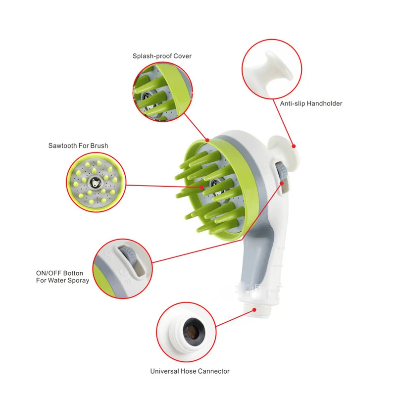 ThinBest Multifunction Pet Shower For Dogs Massage Chuveiro Pet Cleaner Dog Bath Brush Hair Washing Dog Bath Sprayer
ThinBest Multifunction Pet Shower For Dogs Massage Chuveiro Pet Cleaner Dog Bath Brush Hair Washing Dog Bath Sprayer