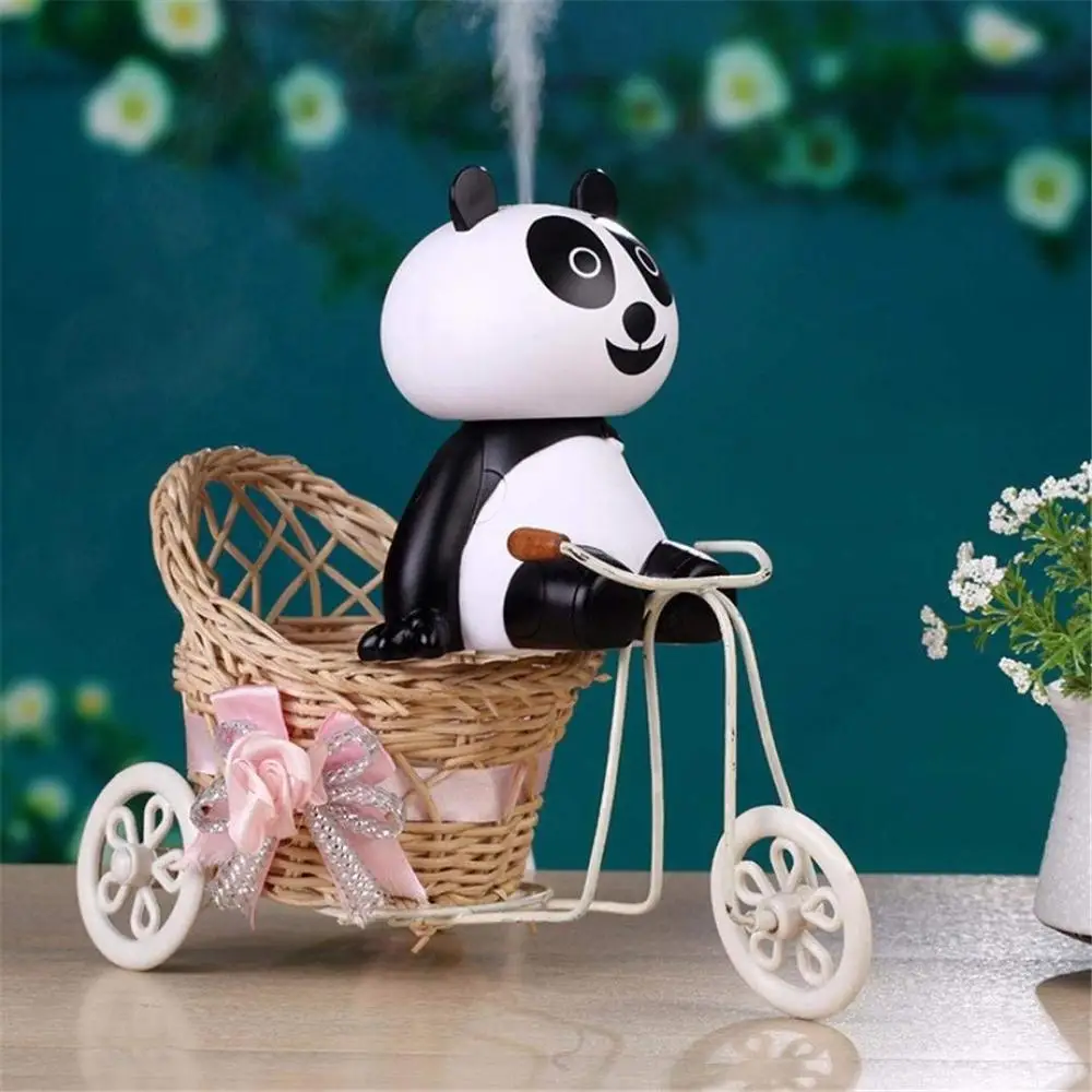 

Cute Panda Cool Mist Air Humidifiers Portable Mute Aroma Essential Oil Diffuser USB Aromatherapy Atomizer For Bedroom