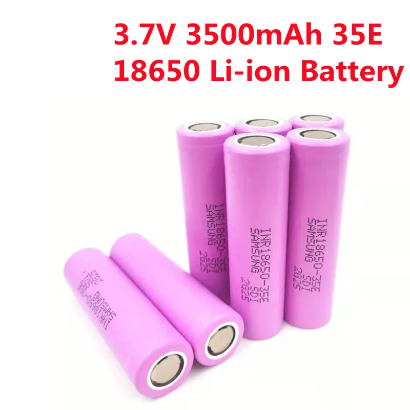 10PCS 18650 Original Voor Samsung18650 3500mAh 13A Discharge INR18650 35E Battery Li-Ion 3.7v Rechargable Battery
10PCS 18650 Original Voor Samsung18650 3500mAh 13A Discharge INR18650 35E Battery Li-Ion 3.7v Rechargable Battery