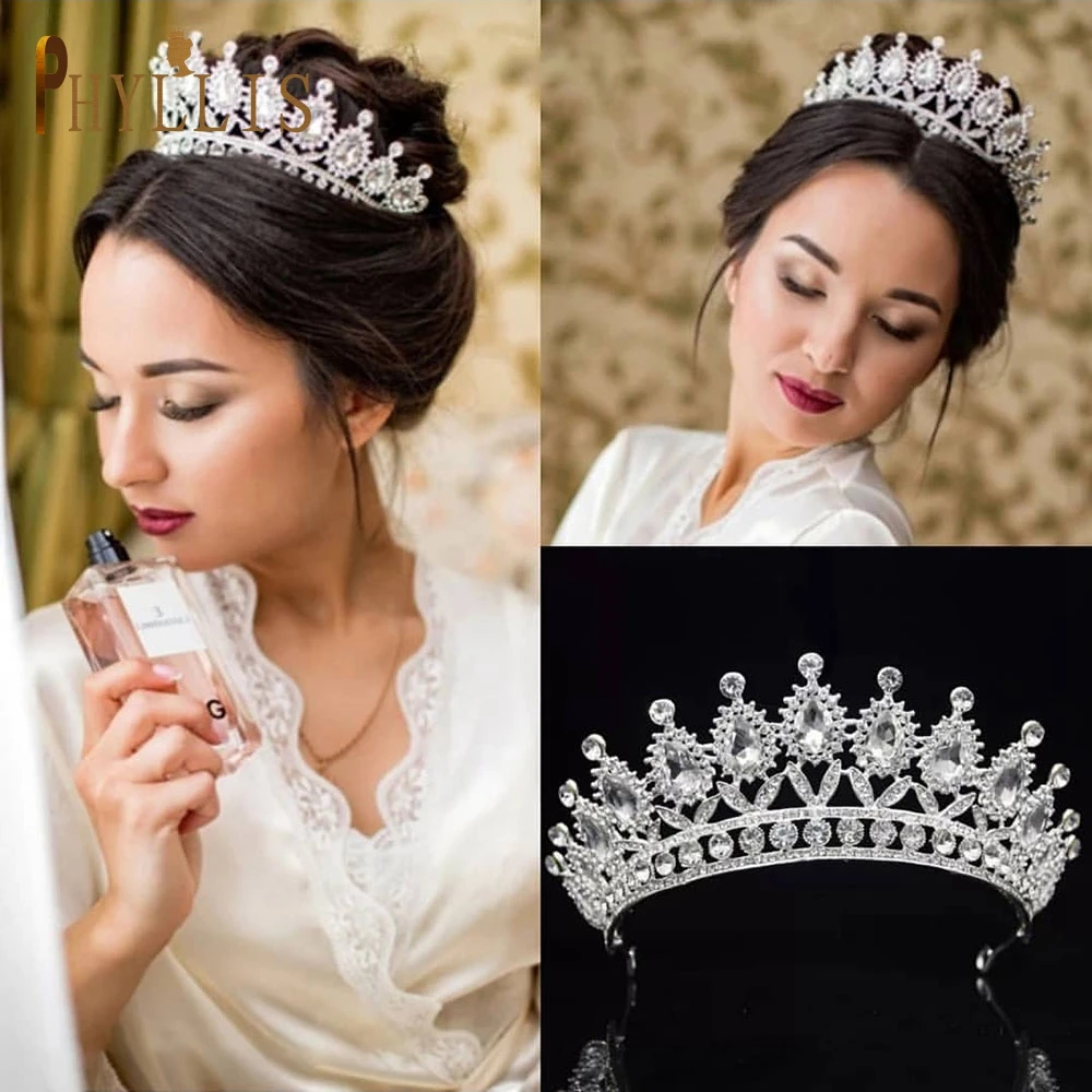 A111 Wedding Crown Rhinestone Bridal Tiara Bridesmaid Headband Princess Headpiece Vintage Baroque Queen Jewelry Women Headwear
A111 Wedding Crown Rhinestone Bridal Tiara Bridesmaid Headband Princess Headpiece Vintage Baroque Queen Jewelry Women Headwear
