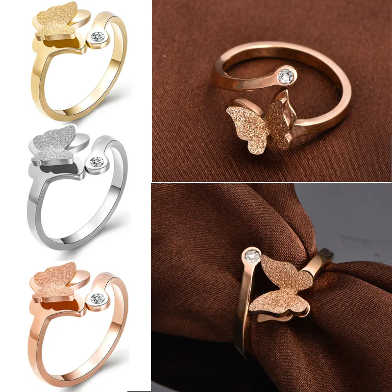 Luxury 3 Colors Lovely Butterfly Insect Open Adjustable Ring with Dazzling AAA Cubic Zircon Crystal Rhinestone for Women Jewelry
Luxury 3 Colors Lovely Butterfly Insect Open Adjustable Ring with Dazzling AAA Cubic Zircon Crystal Rhinestone for Women Jewelry