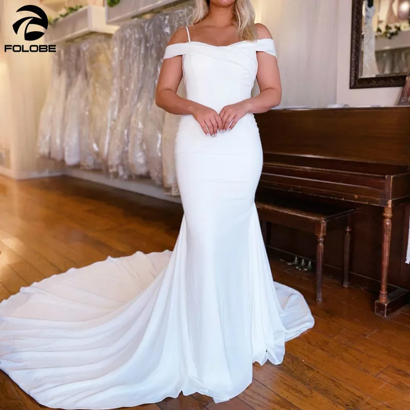 Женское атласное платье-русалка, Элегантное свадебное платье с открытыми плечами, на тонких бретельках, с перекрестными пуговицами сзади, п...
Женское атласное платье-русалка, Элегантное свадебное платье с открытыми плечами, на тонких бретельках, с перекрестными пуговицами сзади, п...