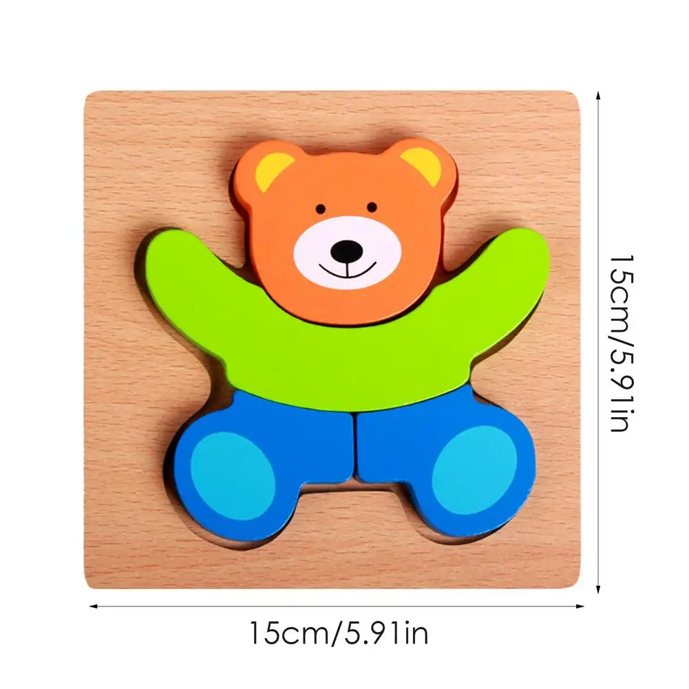 Baby Wooden Puzzle Of Little Bear Educational Cartoon Animals Early Learning Intelligence Puzzle Game Toys For Children
Baby Wooden Puzzle Of Little Bear Educational Cartoon Animals Early Learning Intelligence Puzzle Game Toys For Children