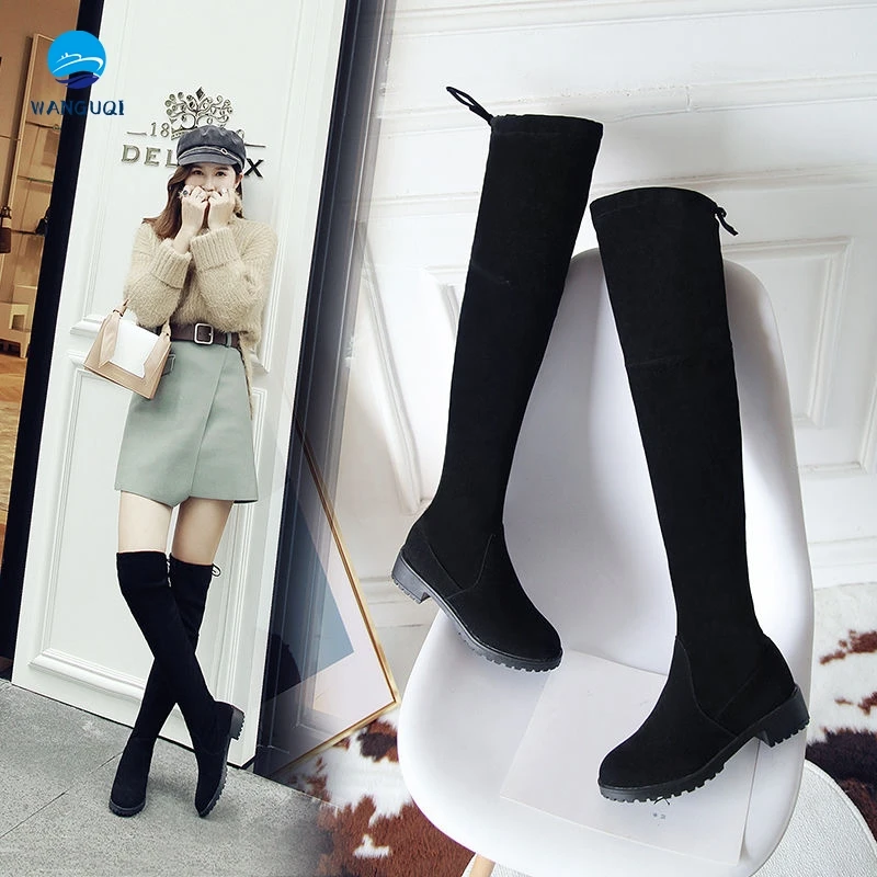 2021 fall/winter over the knee boots stretch boots round toe high boots over the knee boots flat boots women's boots all-match
2021 fall/winter over the knee boots stretch boots round toe high boots over the knee boots flat boots women's boots all-match
