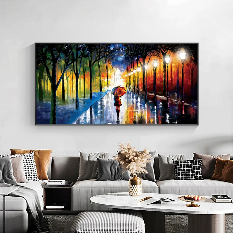 Landscape Oil Poster After Rain Night Scene Canvas Painting Wall Art Prints Picture Living Room Corridor Office Home Decoration
Landscape Oil Poster After Rain Night Scene Canvas Painting Wall Art Prints Picture Living Room Corridor Office Home Decoration