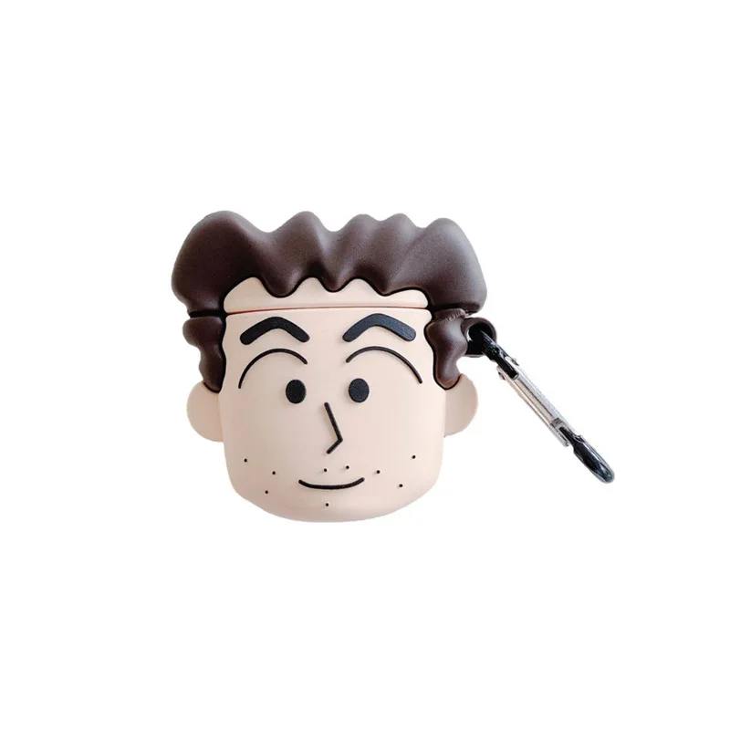 For Airpods 1 2 3 Funny Cartoon Nohara Hiroshi Earphone Case for Air Pods Pro Bluetooth Headphone Soft Silicone Cover +keychain
For Airpods 1 2 3 Funny Cartoon Nohara Hiroshi Earphone Case for Air Pods Pro Bluetooth Headphone Soft Silicone Cover +keychain