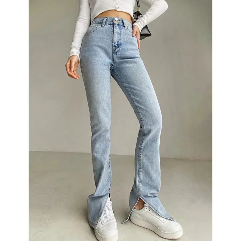 Women's Pants Straight Leg Jeans Women High Waist Slim Loose Autumn Winter Pants Casual Split Washed Mom Fashion Trousers
Women's Pants Straight Leg Jeans Women High Waist Slim Loose Autumn Winter Pants Casual Split Washed Mom Fashion Trousers