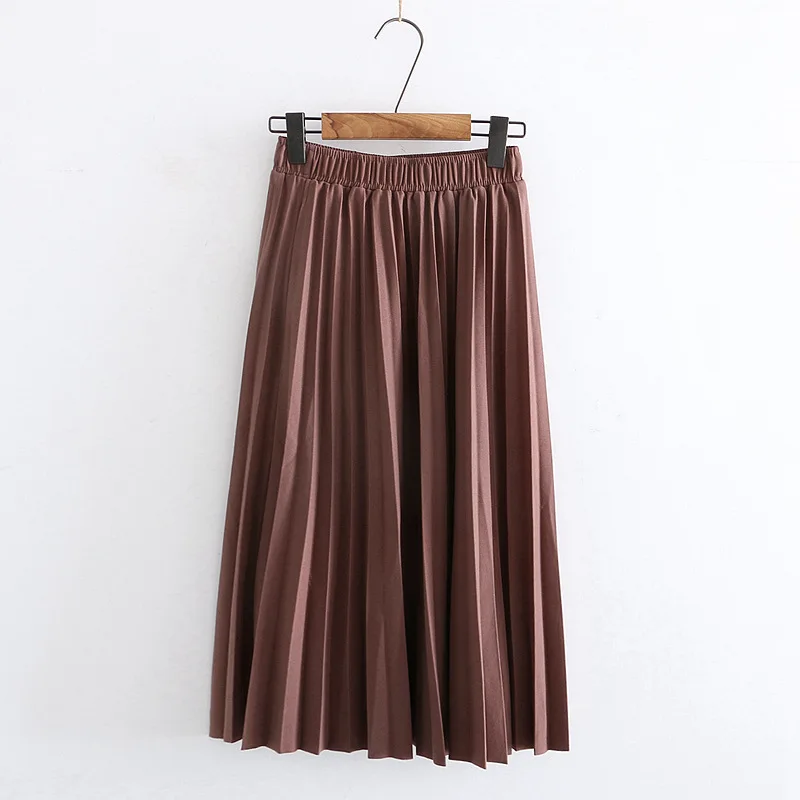 2020 Women Summer A-Line Pleated Skirt High Waist Elegant Pink Skirt Casual Clothes Faldas Jupe Femme Saia Women Midi Skirts
2020 Women Summer A-Line Pleated Skirt High Waist Elegant Pink Skirt Casual Clothes Faldas Jupe Femme Saia Women Midi Skirts