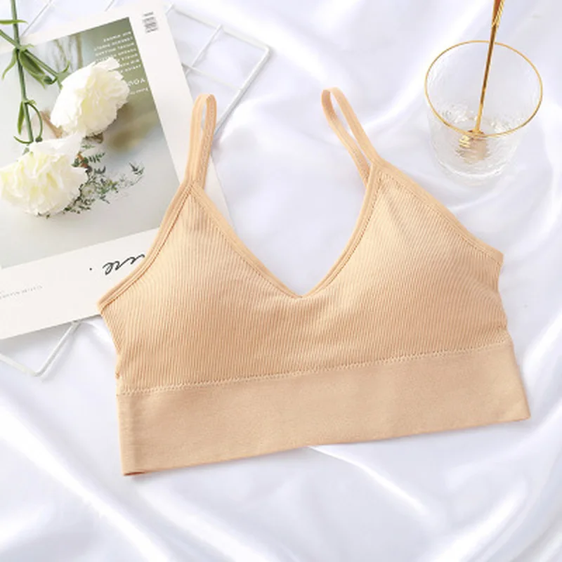 Seamless Beauty Back No Rims Fitness Bra for Girls High Quality Cotton Comfortable Intimate Lingerie Underwear Wireless Bralette
Seamless Beauty Back No Rims Fitness Bra for Girls High Quality Cotton Comfortable Intimate Lingerie Underwear Wireless Bralette