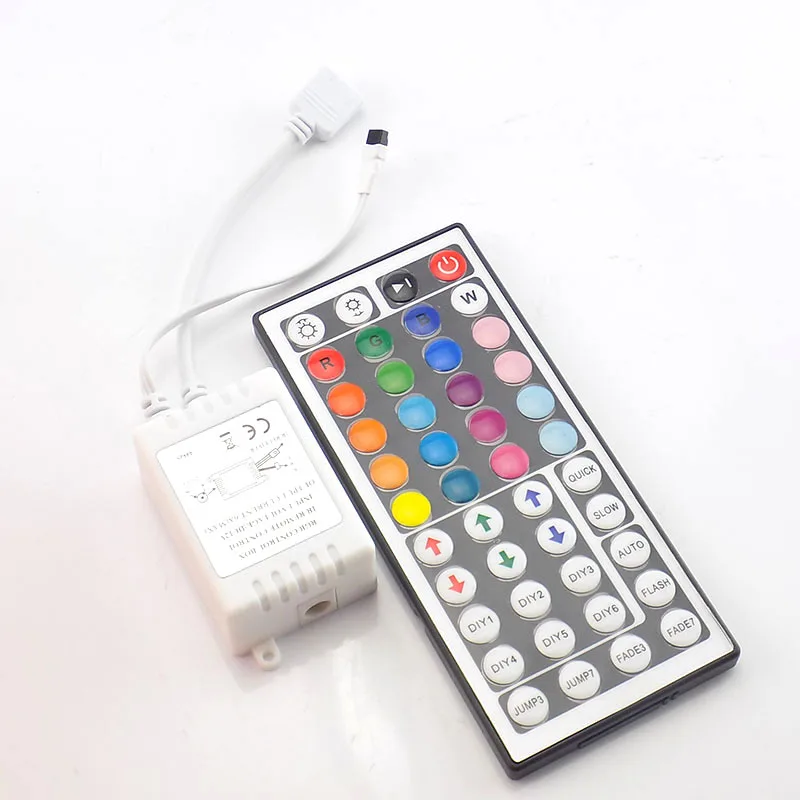 DC 12V RGB Led Strip 44 Keys IR Remote Controller for SMD 3528/5050/5730/5630/3014 RGB LED Strip lights Mini DC12V no battery T1
DC 12V RGB Led Strip 44 Keys IR Remote Controller for SMD 3528/5050/5730/5630/3014 RGB LED Strip lights Mini DC12V no battery T1