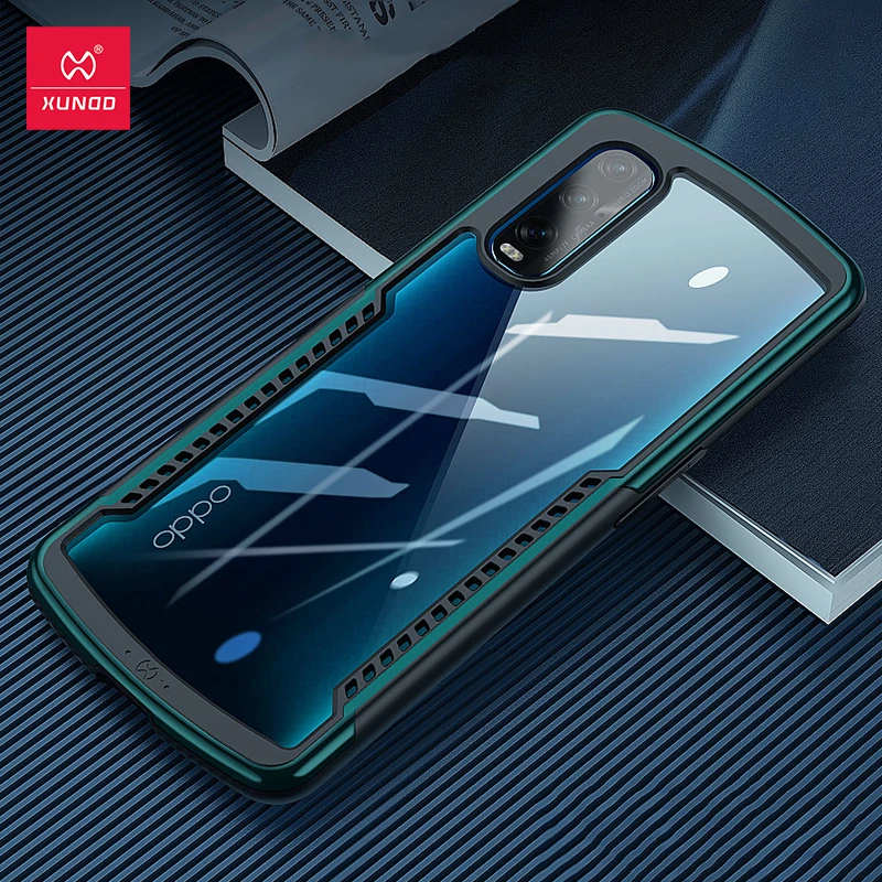 Противоударный чехол XUNDD для OPPO Find X2 Pro защитный подушка безопасности бампер