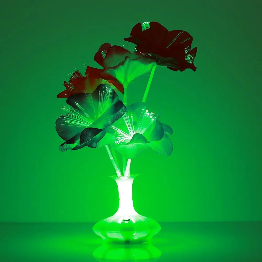 Beautiful Optical Fiber Lamp Colorful Kapok Vase Bouquet Home Fiber LED Lamp Fiber Flower Light Plastic Valentine'S Day Blossom
Beautiful Optical Fiber Lamp Colorful Kapok Vase Bouquet Home Fiber LED Lamp Fiber Flower Light Plastic Valentine'S Day Blossom