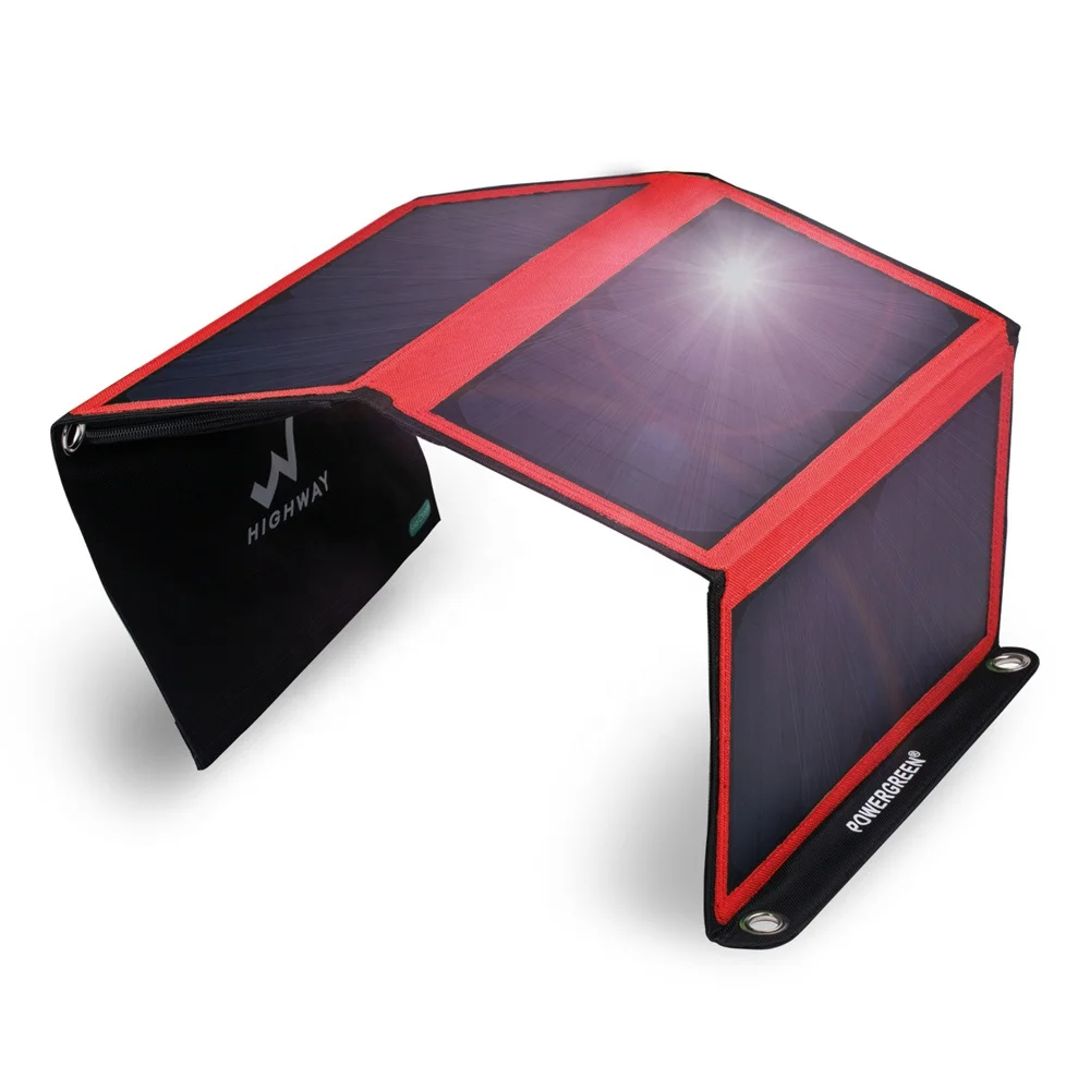 21W Waterproof Sun Power Folding Solar Cell Phone Charger 5V 2A Dual USB Output Devices Portable Solar Panels
21W Waterproof Sun Power Folding Solar Cell Phone Charger 5V 2A Dual USB Output Devices Portable Solar Panels