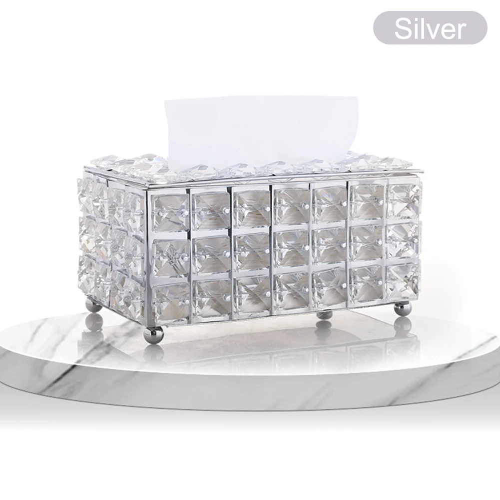 Luxury Crystal Metal Tissue Box Bling Cube Napkin Storage Box Napkin Tissue Dispenser Home Organizer for Home Office Hotel
Luxury Crystal Metal Tissue Box Bling Cube Napkin Storage Box Napkin Tissue Dispenser Home Organizer for Home Office Hotel