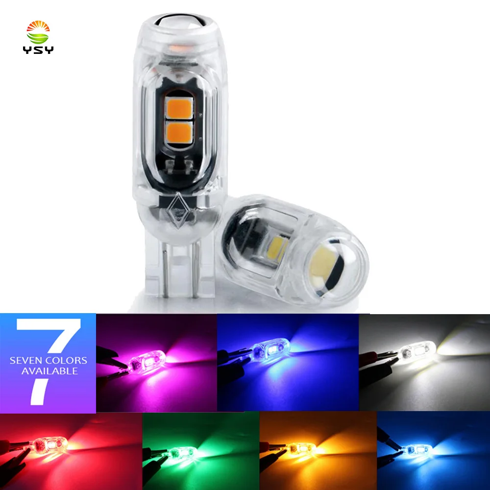 YSY 2Pcs High Bright T10 W5W Car Led Lamps 194 168 501 For Auto Clearance Bulbs Interior Door Lights White Red Blue 12v Diode
YSY 2Pcs High Bright T10 W5W Car Led Lamps 194 168 501 For Auto Clearance Bulbs Interior Door Lights White Red Blue 12v Diode