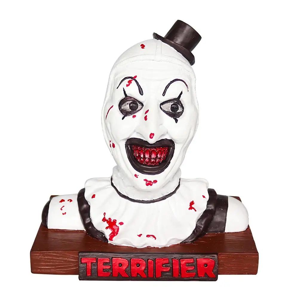 New Hot Style 3D Hand-painted Clown Horror Smiling Face Resin Ornaments Handicraft Decorations
New Hot Style 3D Hand-painted Clown Horror Smiling Face Resin Ornaments Handicraft Decorations
