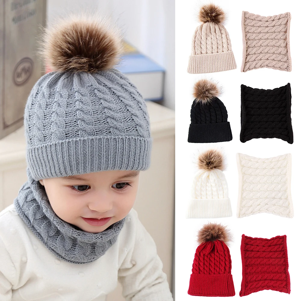 2Pcs/Set Baby Hat Fur Pompom Knitted Beanies Hats Winter Warm Infant Toddler Fur Pom Pom Hat For Children Lovely Ski Snow Cap
2Pcs/Set Baby Hat Fur Pompom Knitted Beanies Hats Winter Warm Infant Toddler Fur Pom Pom Hat For Children Lovely Ski Snow Cap
