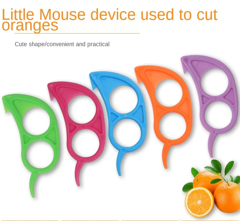 1pcs Two Finger Type Open Orange Peel Kitchen Tools Orange Convenient And Safe Random Color Kitchen Accessories Hot 
1pcs Two Finger Type Open Orange Peel Kitchen Tools Orange Convenient And Safe Random Color Kitchen Accessories Hot