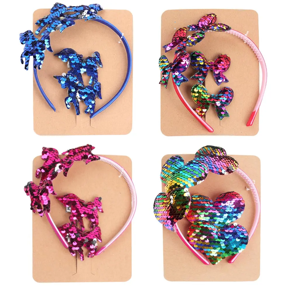 3pcs/set Baby Girls Glitter Bowknot Hairpin Hair Hoop Set Kids Baby Accessories Large Sequins Shiny Colorful Headband New Year
3pcs/set Baby Girls Glitter Bowknot Hairpin Hair Hoop Set Kids Baby Accessories Large Sequins Shiny Colorful Headband New Year