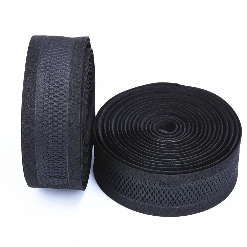 New Road Bike Bicycle Handlebar Tape Black Mesh Design Non-slip And Waterproof Soft EVA Sponge Leather Tape Black 75g
New Road Bike Bicycle Handlebar Tape Black Mesh Design Non-slip And Waterproof Soft EVA Sponge Leather Tape Black 75g