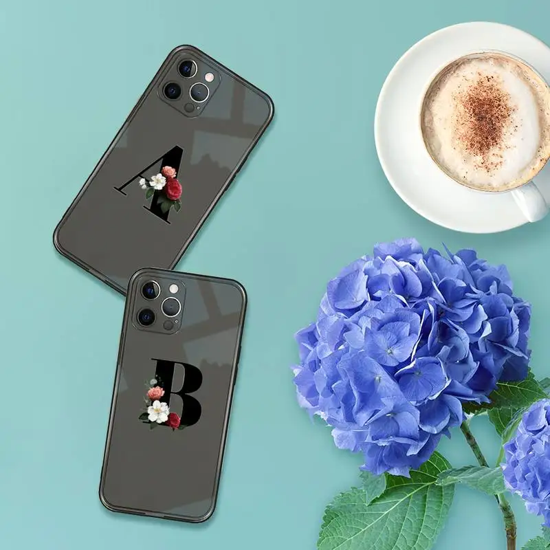 Alphabet Letter Phone Case For iPhone 12 11 8 7 se 2020 pro X XS XR MAX Plus Black Transparent Cover
Alphabet Letter Phone Case For iPhone 12 11 8 7 se 2020 pro X XS XR MAX Plus Black Transparent Cover