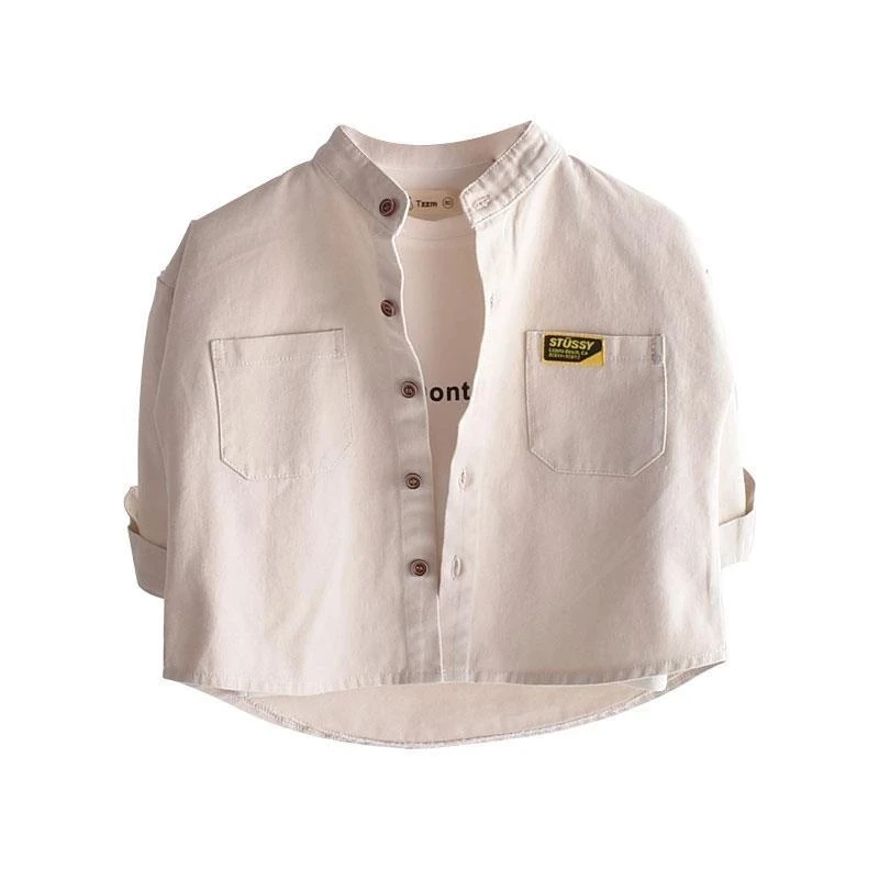 VIDMID Boys cotton shirt 2021 new long-sleeved shirt baby Korean fashion loose jacket P4072
VIDMID Boys cotton shirt 2021 new long-sleeved shirt baby Korean fashion loose jacket P4072